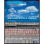 Writing With a Thesis : Rhetoric and Reader by Sarah E. Skwire and David Skwire - ISBN 9781413030822