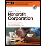How to Form a Nonprofit Corporation - With CD