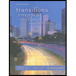 Transitions : Preparing for College Mathematics