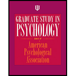 Graduate Study in Psychology, 2017