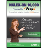NCLEX-RN 10,000 - Powered by PrepU - Access by Lippincott Williams and Wilkins - ISBN 9781451116014