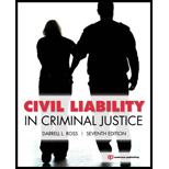 cover of Civil Liability in Criminal Justice (6th edition)