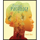Exploring Psychology Paperback 9TH 14 Edition, by David G Myers - ISBN 9781464111723