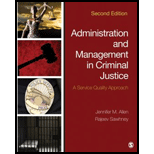 cover of Administration and Management in Criminal Justice (2nd edition)