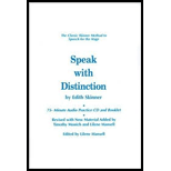 Speak with Distinction: The Classic Skinner Method to Speech