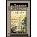 Metropolitan Frontiers Metropolitan Frontiers
