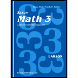Saxon Math 3: Incremental Development