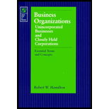 Business Organizations Business Organizations