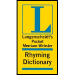 Langenscheidt's... Rhyming Dictionary