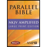 Parallel Bible-Nkjv Amplif. Large Print