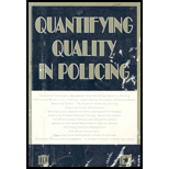 Quantifying Quality in Policing