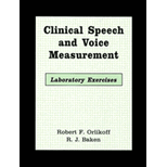 Clinical Speech and Voice Measurement : Laboratory Exercises