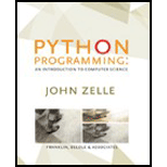Python Programming : An Introduction to Computer Science - 