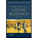 Approaches to Social Research