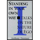 Standing in Your Own Way Standing in Your Own Way