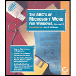 The ABC's of Microsoft Word for Windows, Version 2.0