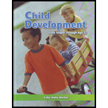 cover of Child Development : Early Stages Through Age 12 (7th edition)