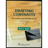 Drafting Contracts How and Why Lawyers Do What They Do 2ND 14 Edition, by Tina L Stark - ISBN 9780735594777