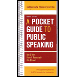 Pocket Guide to Public Speaking &gt;CUSTOM&lt