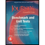 HMH Journeys Common Core Benchmark and Unit TestsConsumable 