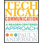 cover of Technical Communication: Reader-Centered Approach (9th edition)