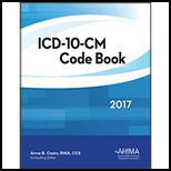 cover of ICD-10-CM Code Book, 2017 (Blue)