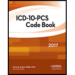 cover of ICD-10-PCs Code Book, 2017 (Orange)