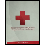 cover of First Aid: Responding to Emergencies - 2017