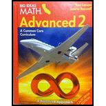 Big Ideas Math Advanced 2   Common Core CA 15 Edition, by Ron Larson - ISBN 9781608406746
