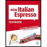 New Italian Espresso Textbook Level 2   Intermediate and Advanced 18 Edition, by Maria Bali Giovanna Rizzo and Luciana Ziglio - ISBN 9788861825710