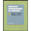 cover of Effective Management in Nursing (3rd edition)