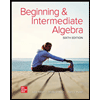 cover of Beginning and Intermediate Algebra (Looseleaf) (6th edition)