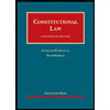 cover of Constitutional Law: Univ. Casebook Series (18th edition)