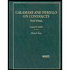 Calamari and Perillo on Contracts: Hornbook by Joseph M. Perillo - ISBN 9780314181435