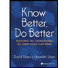 Know-Better-Do-Better, by Meredith-Liben-and-David-Liben - ISBN 9781943920693