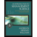 Intro. to Management Science - Text Only, Student Edition - David R. Anderson, Dennis J. Sweeney and Thomas A. Williams