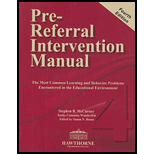 Pre Referral Intervention Manual 4TH 15 Edition, by McCarney Steph - ISBN 9781878372116