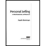 Personal Selling Prof. Approach