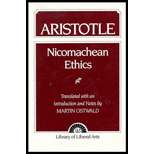 Nicomachean Ethics Aristotle 99 Edition, by Martin Ostwald - ISBN 9780023895302