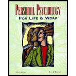 Personal Psychology for Life and Work