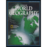 Glencoe World Geography : National Geographic Society rev edition ...