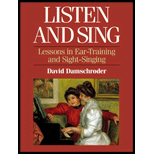 Listen and Sing  Lessons in Ear Training and Sight Singing