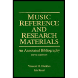 Music Reference and Research Materials  An Annotated Bibliography