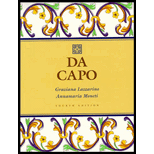 Da Capo  Italian Review Grammar / With Tape