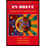 En Breve  A Concise Review of Spanish Grammar