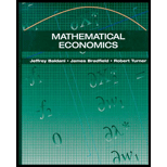 Mathematical Economics