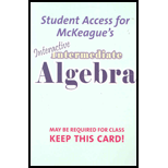 Interactive Intermediate Algebra   Student Access