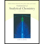 Fundamentals of Analytical Chemistry - Student Solutions Manual 8th ...