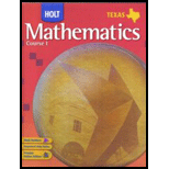 Mathematics Course 1 (Grade 6) (Texas)