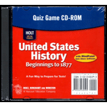 United States History-Quiz Game Cd - Holt Rinehart